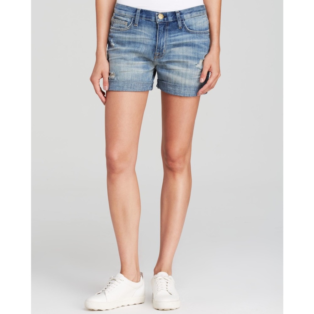 Current/Elliott Boyfriend Rolled Short in Super Loved Destroy